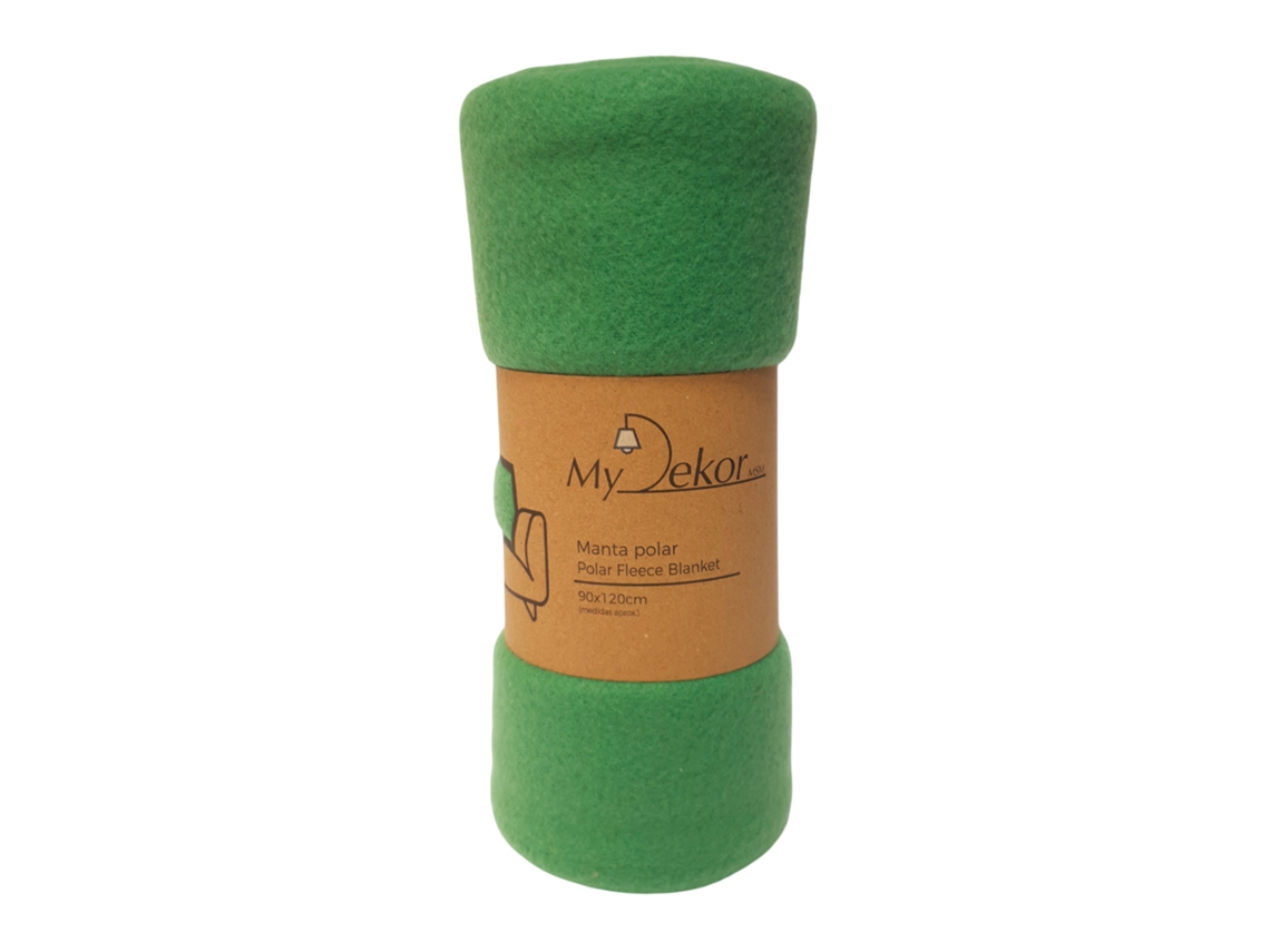 Manta Polar 90x120 Cm 180 G/m2 Verde