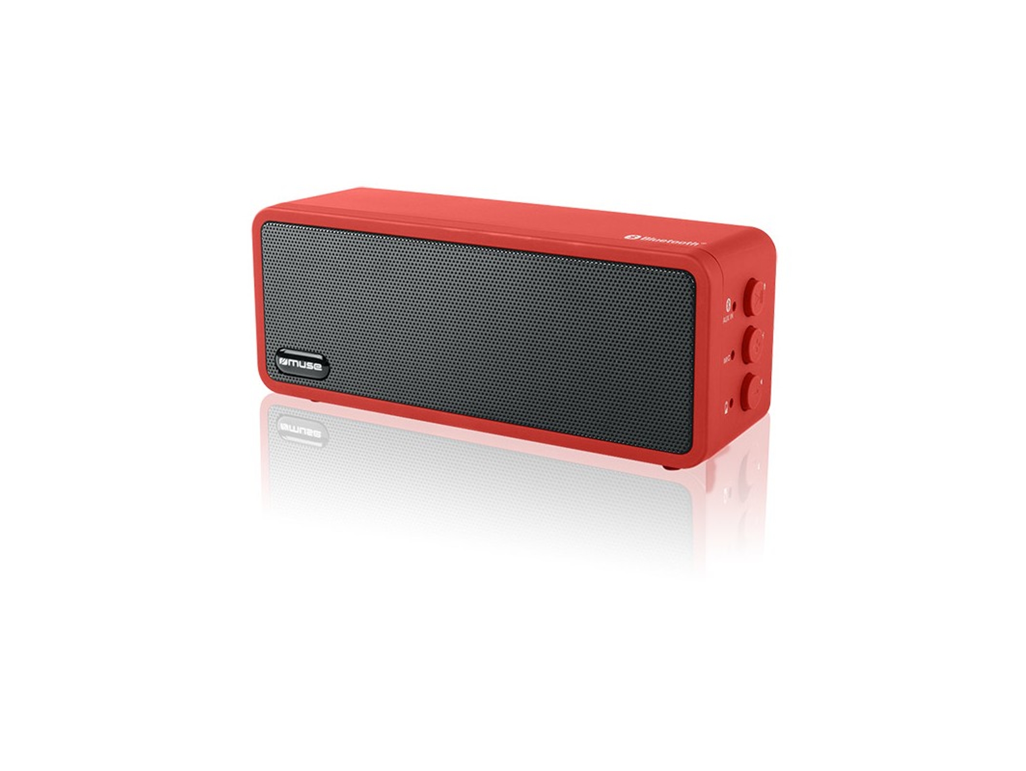 Minialtavoz Portátil MUSE M-350 BTR Rojo