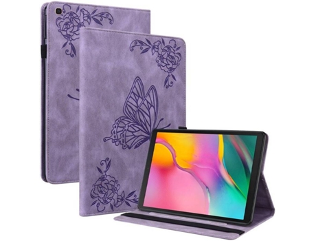 Carcasa Tablet Samsung Galaxy Tab A 10.1 (2019) T510 T515 HFS-HOUSE Mariposa Morado