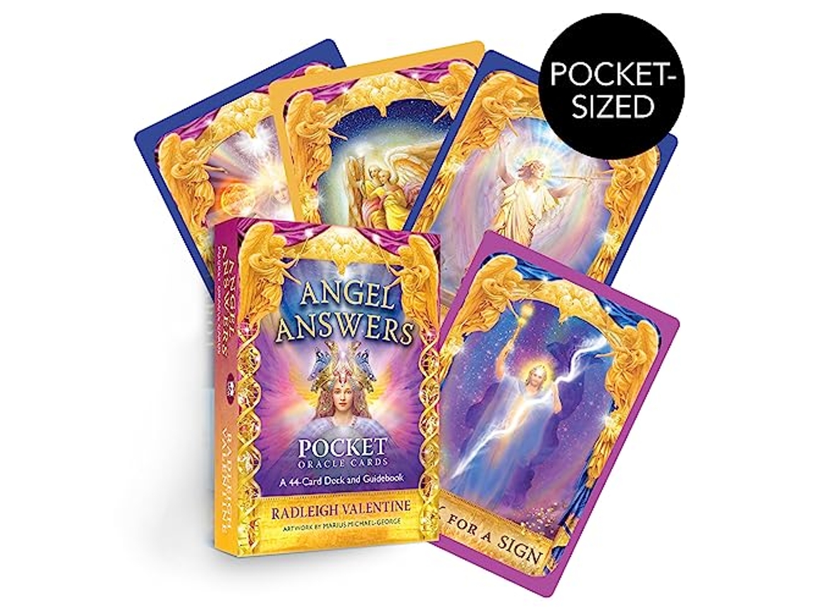 Libro Angel Answers Pocket Oracle Cards de Radleigh Valentine (Inglés)