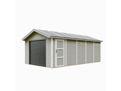 Garaje de primera calidad 21 m² An. 378 x L. 648 cm Timbela M992b Gris Tundra
