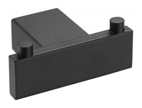 AI2418B HARMONÍA Percha de Baño Negra Mate MEDICLINICS