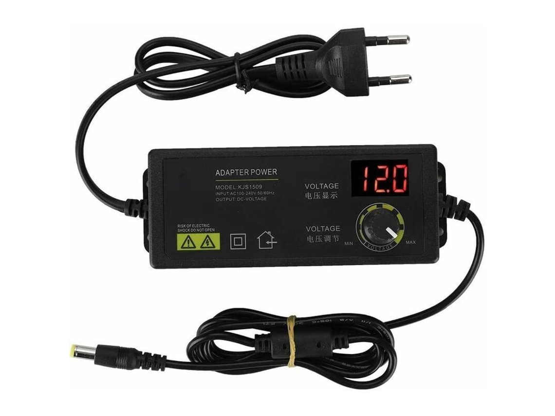 Adaptador De Corriente Ajustable De 60 W, 2,5 A, 3-24 V, Fuente De Alimentación Con Control De Velocidad, 100-240 V (ue).