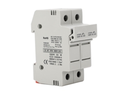 Portafusibles Midget De 2 Polos, 32 A, 1000 V Cc, Protección Contra Cortocircuitos Para Sistemas Fotovoltaicos.