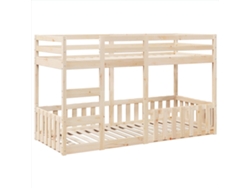 Litera 90x200 Cm Madera Maciza De Pino Dkd Home Decor