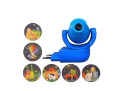 Proyector LED de animales Star Moon con 6 imágenes, sensor, enchufe, luz nocturna y ángulo de rotación de 360° | Sin marca