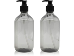 Juego De 2 Recipientes Vacíos Reutilizables De 500 Ml Para Salsas, Utensilios De Cocina, Dispensadores De Jabón Líquido, Etc. (rellenables),