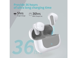 YEMAESRE Auriculares Bluetooth Estéreo Activos con Cancelación de Ruido Amarillo