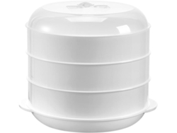 Vaporera Para Microondas Con Tapa, Cesta Vaporera Multifuncional Para Cocinar Arroz.