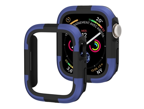 Caja de reloj con marco blindado para Apple Watch Series 8 y 7 de 41 mm (púrpura)