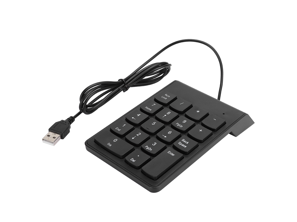 Teclado Mini Digital Usb Cableado De 18 Teclas