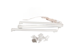 Lámpara LED regulable de 4 cabezales para cultivo de plantas, con espectro completo y temporizador, para plantas de interior, 4000k, 168 LEDs.