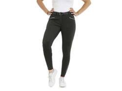 Calça de Montar com Assento de Silicone Claudine Verde 46Equitheme