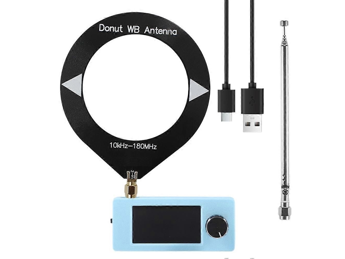 Mini Radio Si4732 + Antenas GOKOCO, 10 kHz-180 MHz, Portátil