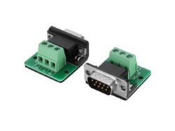 Omni-2pcs Adaptador Conector Db9 9pin Hembra/macho Placa De Desconexión Rs232 Serie Db9-g4/m4