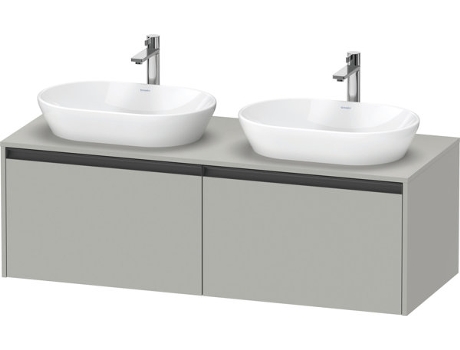 Mueble DURAVIT Ketho.2 bajo lavabo recorte para lavabo en ambos lados 1400x459x550mm K24888B