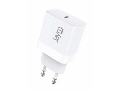 Cargador Compacto Rápido Usb-C Pd JAYM Blanco