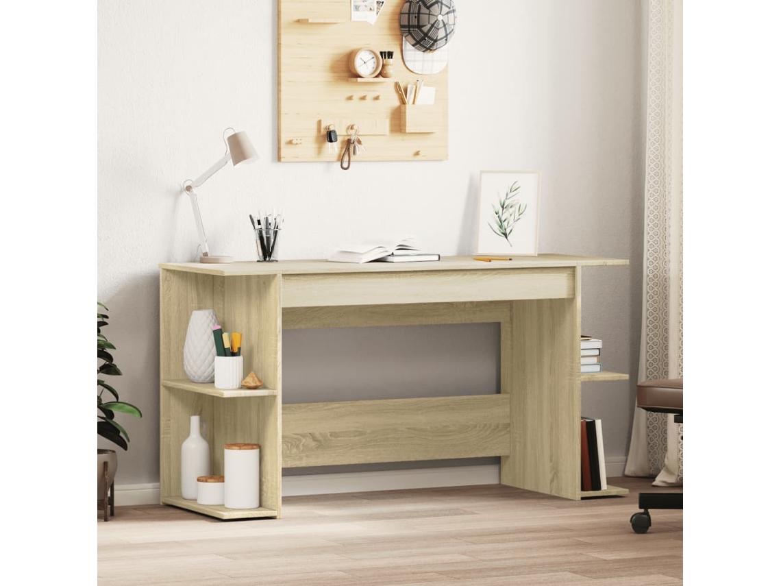 Escritorio | Mesa | Escritorio 140x50x75 cm Madera de roble Derivatives Sonoma