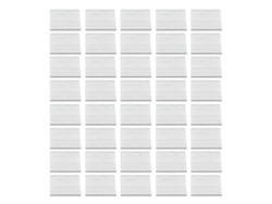 40 Unidades De Cinta Térmica De Aluminio Blanco De 3 Mm Para Disipador De Calor, Compacta, Duradera Y Práctica.