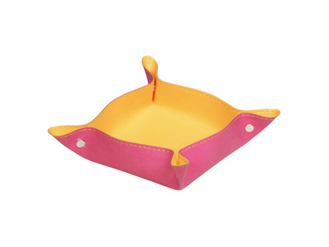 RHODIA 318952C Bandeja de Escritorio/Organizador Polipiel Naranja Rosa