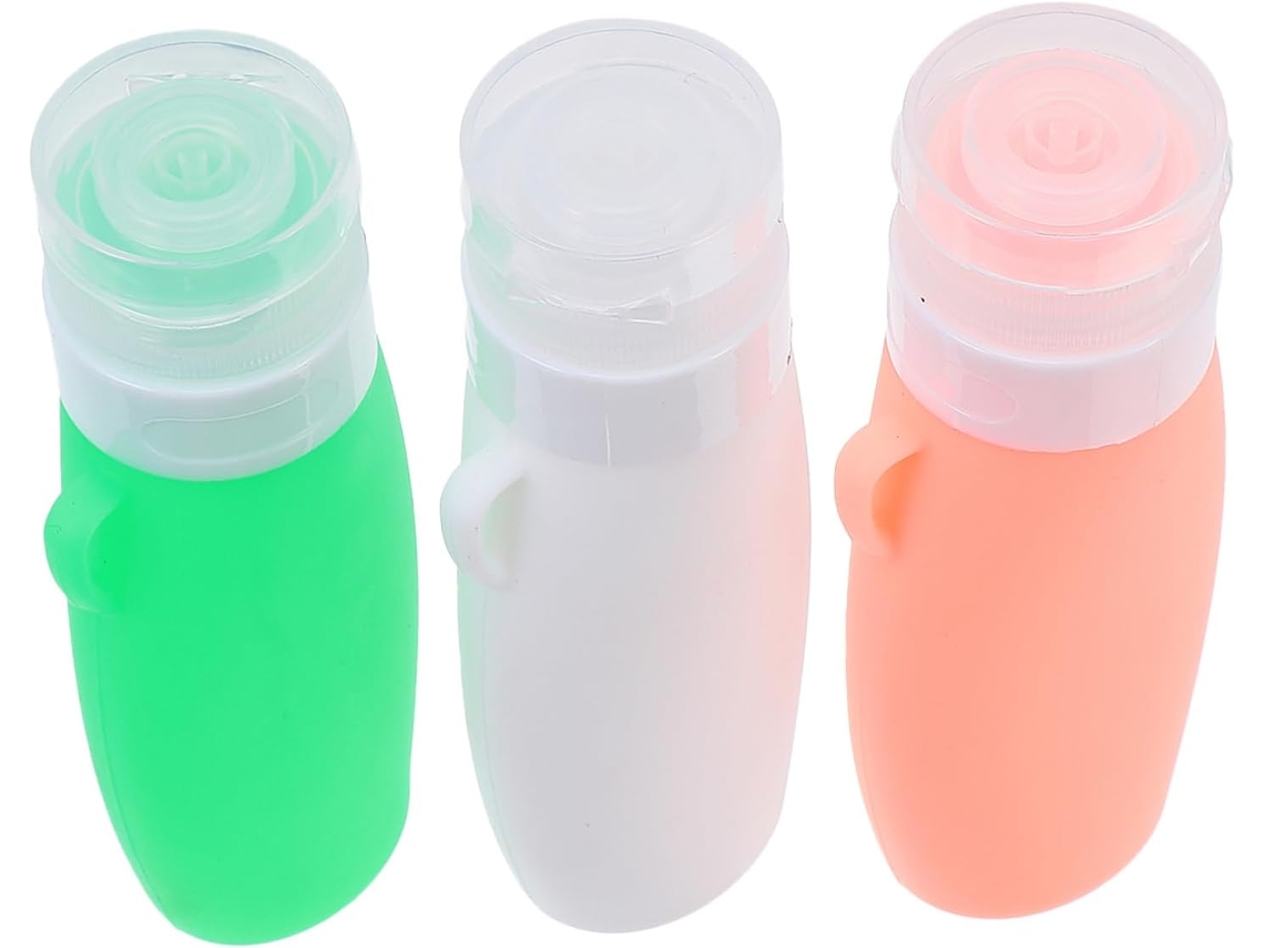 Botellas Vacías De Silicona Para Dispensador De Loción, Champú Y Viaje.