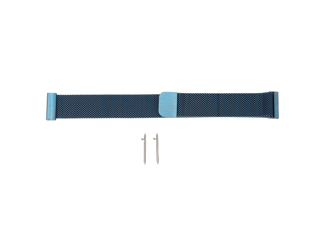 Rebe-cinto De Relógio Magnético De Aço Inoxidável De 18mm Para Asus Zenwatch 2 Azul