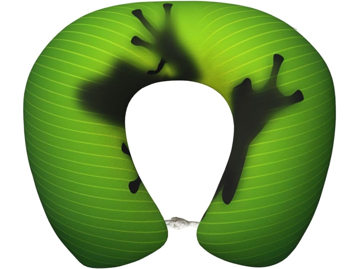 Almohada Viaje Espuma Viscoelástica Poliéster, Felpa Viscoelástica: Cómodo: Soporte. Ajustable