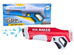 Pistola de agua automática roja de 350 ml B.active