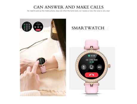 Reloj inteligente, varios modos deportivos, asistente de voz AI, Negro VEANXIN