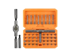 Conjunto De Parafusadeira Com Rato 42 Em 1, Punho De Rato 58 Dentes E 40 Bits De Aço Liga