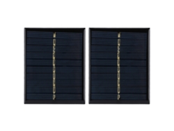 2pcs Panel Solar De Polisilicio 0.5w 5v Para Proyectos Diy, Juguetes Y Cargadores De Baterías