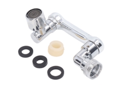 Extensión De Grifo Giratoria De 1080 Grados Con Aireador Universal Y 2 Modos De Agua Para Cocina Y Baño.