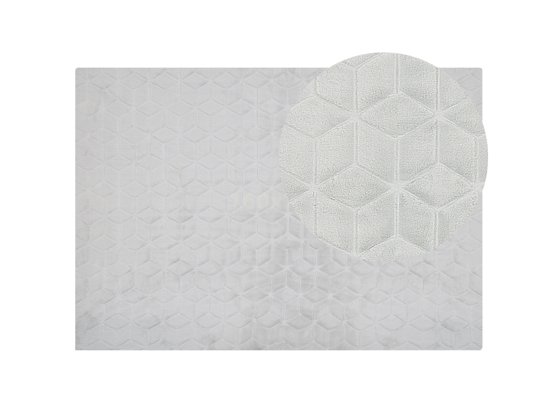 Alfombra BELIANI Thatta de Poliéster Gris 160x230