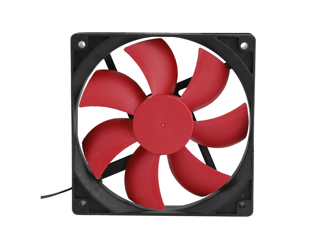 Ventilador De Refrigeración De Cpu Portátil De 4 Pines Silencioso Para Caja De Computadora Pc Cooler Rojo