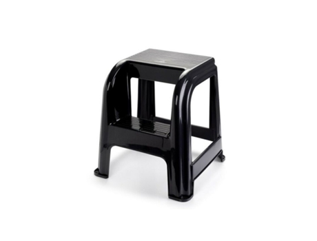 Taburete De Plástico Con Escalón Silla Escalera Práctica Dos Escalones PLASTICFORTE