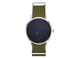 Reloj De Pulsera Sencillo Y Elegante Para Hombre, Con Cronógrafo, De Aleación Y Piel Sintética Marrón.