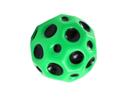 Pelota Espacial Elástica De Pu De 66 Mm De Color Verde Con Alta Elasticidad Para Entrenamiento Interactivo.