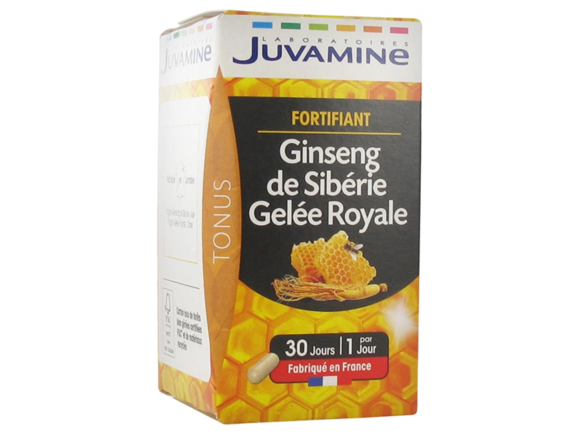 Jalea Ginseng Siberiano Real 30 Cápsulas JUVAMINE