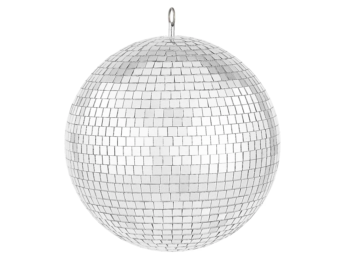 Bola de discoteca con espejos, 295 mm. Bola de espejos Succebuy con anillo colgante.