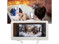 Capa Protetora De Telefone Para Chuveiro Parede À Prova D'água Sem Furos Touch Screen Case Banheiro