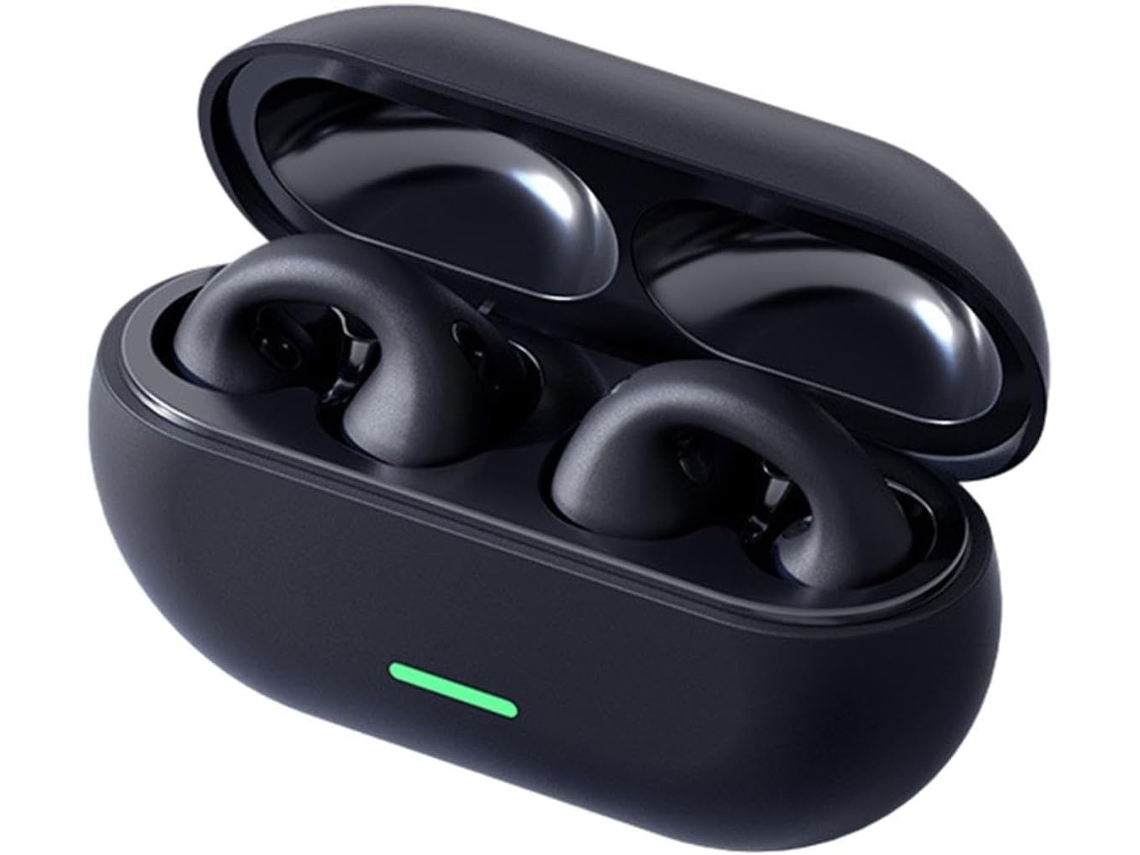 Auriculares de conducción ósea con clip en el oído abierto Auriculares inalámbricos de oído abierto Auriculares portátiles de oído abierto Auriculares de YEMAESRE