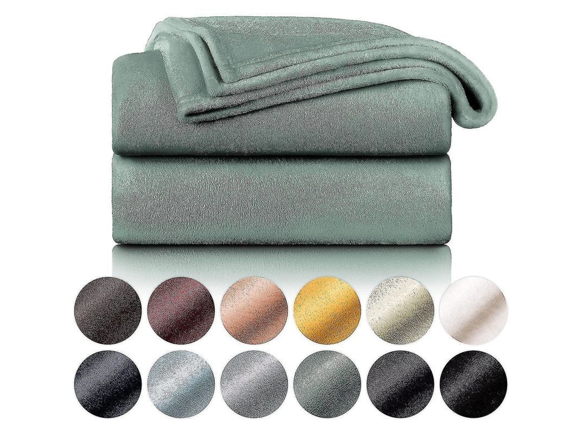 2026-manta Fluffy Cuddly De Alta Calidad, Fleece Super Suave Para Sofá, Cama O Sala De Estar