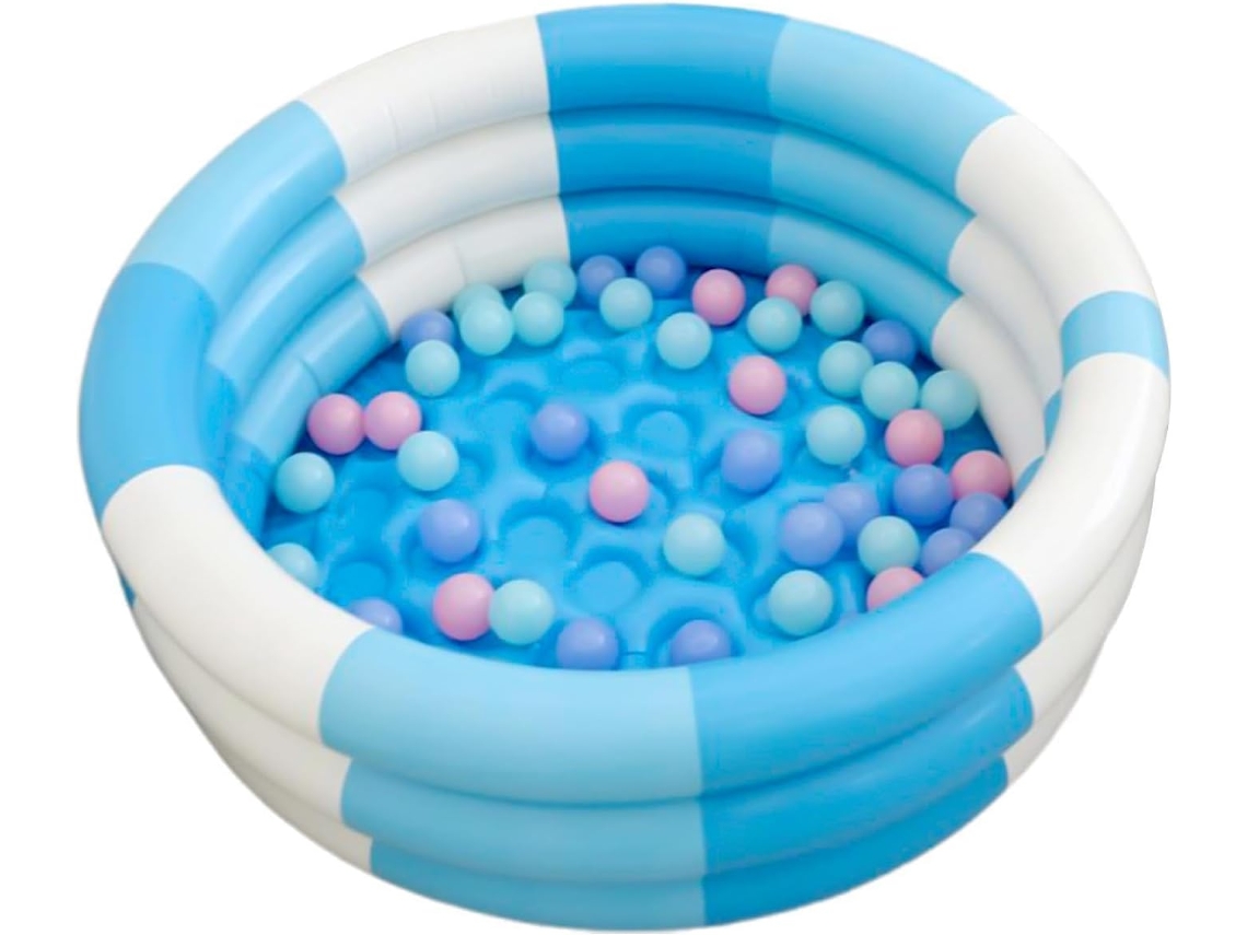 Piscina Hinchable, Piscina Infantil De Pvc De 145x25 Cm, Piscina Hinchable Para Niños, Piscina Redonda Para La Familia,