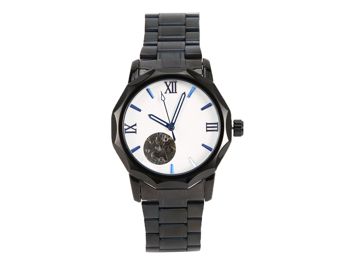 Reloj De Pulsera Mecánico Automático Para Hombre T-winner Con Brazalete De Acero Inoxidable, 42 Mm