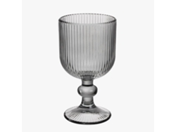 Juego De 6 Vasos Ribbed Gris 35cl