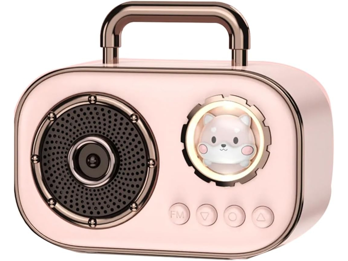 Altavoz Bluetooth Retro, Mini Subwoofer Inalámbrico