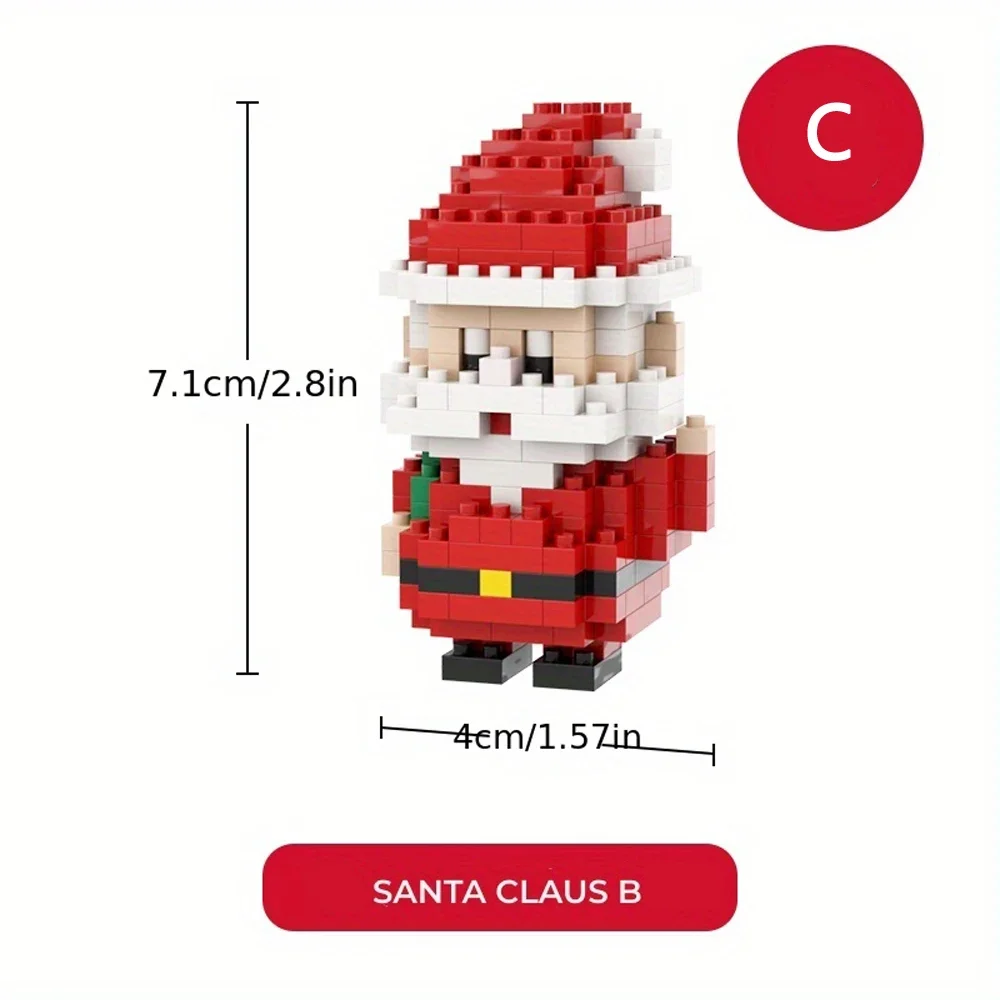 Regalos De Navidad, Mini Juguetes De Bloques De Construcción.