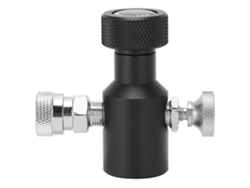 Adaptador de carga de CO2 G1/2 14 Conector rápido hembra de 8 mm Negro
