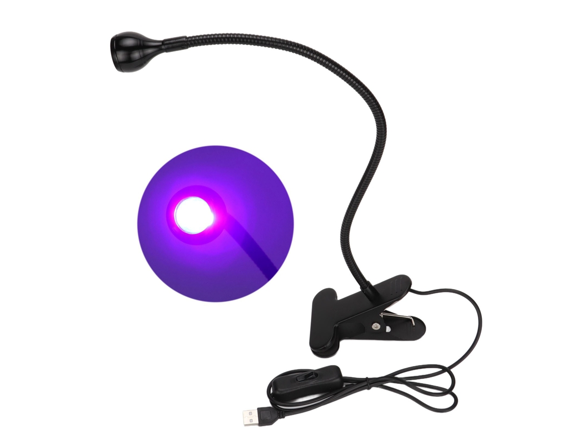 Lámpara De Curado Uv 3w 5v Usb Para Pegamento Uv, Luz De Curado Duradera Con Pinza Herramienta Para Reparación De Teléfonos Móviles