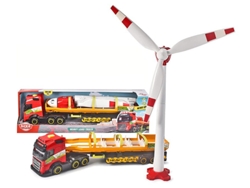 Camion DICKIE trailer carga pesada luz y sonido (Edad Mínima Recomendada: 3 años - 40 cm)